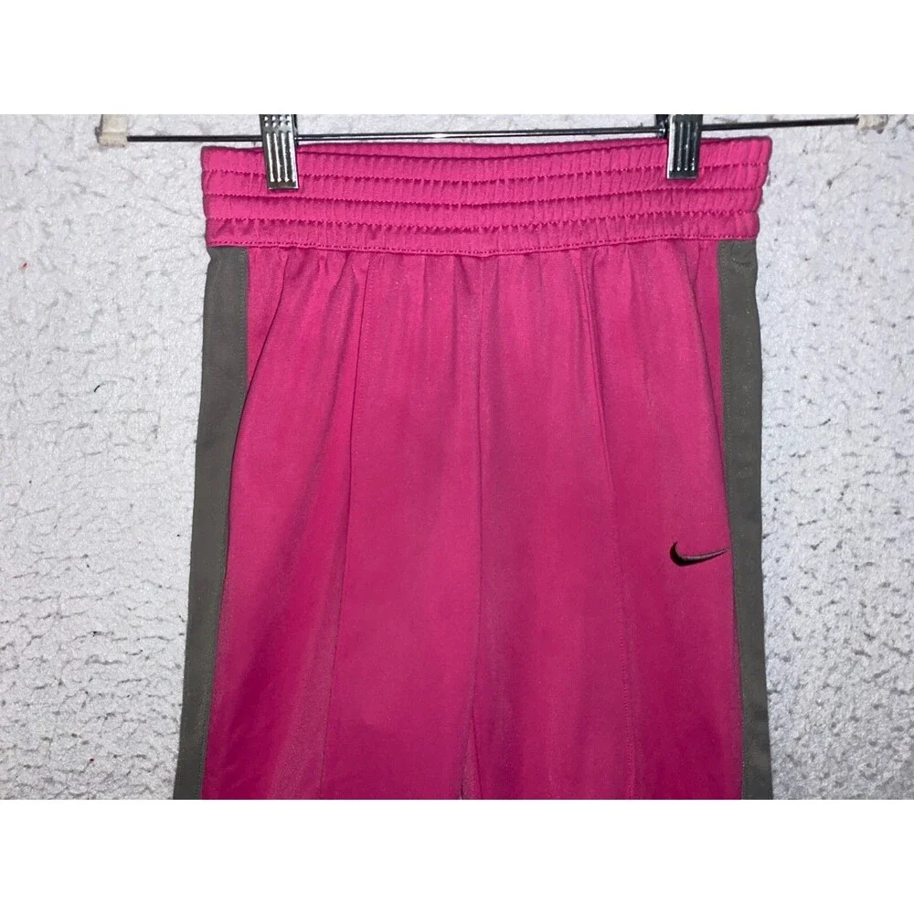 Nike Dri-Fit Pants Girls Neon Bright Pink Therma Training Youth Size M